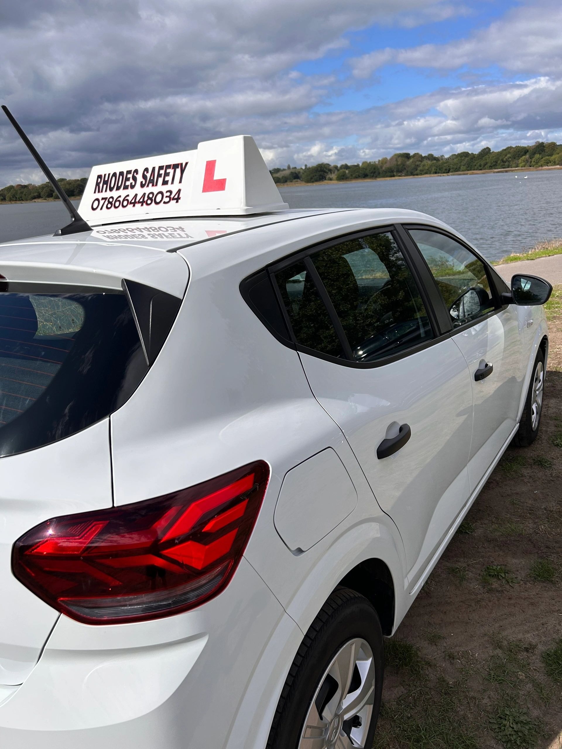 Driving instructor teaching a learner driver in Poole